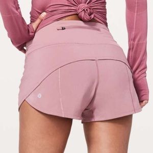 High rise lululemon shorts